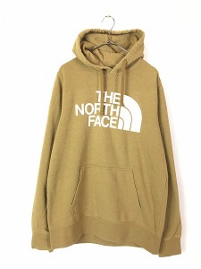 古着 TNF The North Face ノース BIG ロゴ プリント スウェット パーカー M 古着