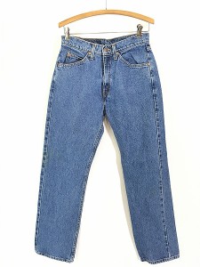 古着 90s Levi's 505-0214 ブルー デニム パンツ ジーンズ スリム W31 L30 古着