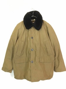 古着 70s Eddie Bauer ムートン ボア 襟 グース ダウン コート XL