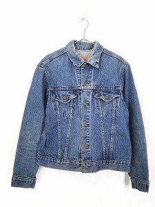 古着 80s USA製 Levi's 70505 4th ブルー デニム ジャケット Gジャン 42