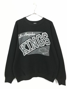 古着 80s NHL Los Angeles Kings キングス スウェット トレーナー L位 古着