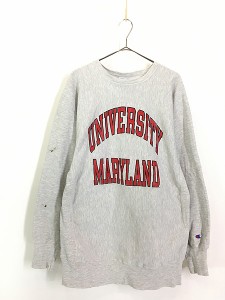 古着 90s USA製 Champion Reverse Weave 「M」 BIG アルファベット リバース スウェット XXL 古着