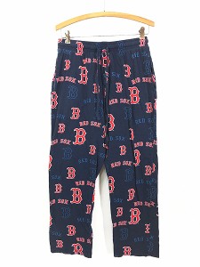 古着 MLB Boston Red Sox レッドソックス イージー パジャマ パンツ S 古着