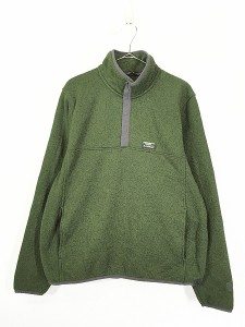 古着 LL Bean ベターセーター タイプ スナップT フリース ジャケット L 古着