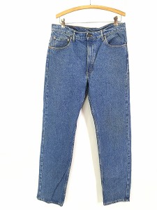 古着 90s USA製 Levi's 505-4891 ブルー デニム パンツ ジーンズ スリム W35 L33