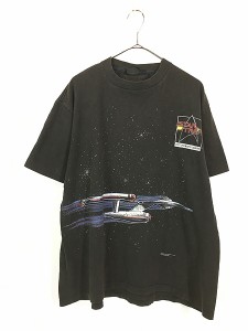 古着 90s USA製 STAR TREK スタートレック 「25th Anniversary」 宇宙船 SF ドラマ ムービー Ｔシャツ XL 古着