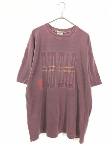 古着 90s Canada製 Levi's 「RED TAB」 BIG プリント Tシャツ L 古着