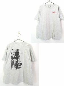 古着 Milwaukee 工具 企業 モノクロ フォト アート メッセージ Tシャツ XL 古着