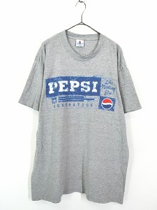 古着 90s USA製 PEPSI ペプシ コーラ ドリンク 企業 Tシャツ XL 古着