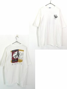 古着 90s USA製 UCLA Casino カジノ ダイス サイコロ 両面 グラフィック Tシャツ XL 古着