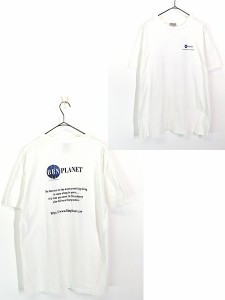 古着 90s BBN PLANET インターネット テクノロジー メッセージ Tシャツ L 古着