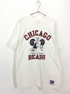 古着 90s USA製 NFL Chicago Bears ベアーズ スヌーピー ラグラン Tシャツ XL 古着