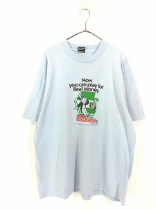 古着 90s USA製 MONOPOLY ボードゲーム キャラクター Tシャツ XL 古着