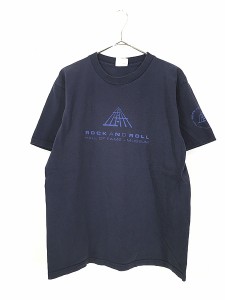 古着 90s USA製 Rock&Roll Hall of Fame Museum ロック ミュージアム Tシャツ L 古着