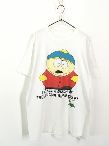 古着 90s SOUTH PARK サウスパーク アニメ キャラクター Tシャツ L 古着