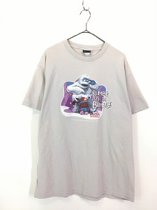 古着 90s Rudolph the Red-Nosed Reindeer ルドルフ ドール アニメ キャラクター Tシャツ L 古着