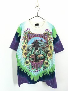 古着 90s USA製 Grateful Dead 「TERRAPIN STHTION」 亀 タートル デッドヘッド ロック バンド タイダイ Tシャツ L 古着