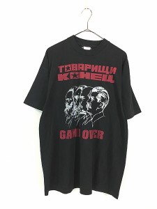 古着 90s TOBAPNWN KOHEU GAME OVER 横顔 ペンアート Tシャツ XXL 古着