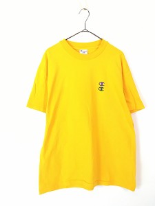 古着 USA製 Champion 2連 ロゴ Tシャツ L 古着