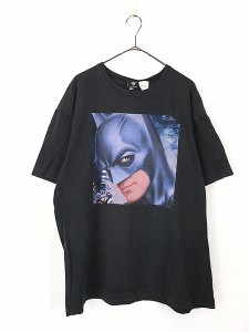 古着 90s USA製 MARVEL BATMAN & ROBIN バッドマン アメコミ ヒーロー ムービー Tシャツ XL 古着