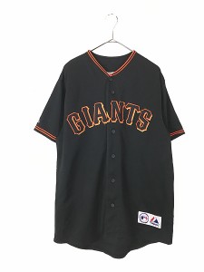 古着 90s MLB San Francisco Giants ジャイアンツ ベースボール シャツ L 古着