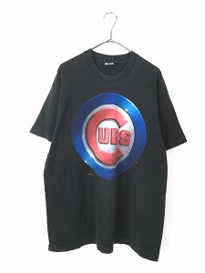 古着 90s USA製 MLB Chicago Cubs カブス Tシャツ L 古着