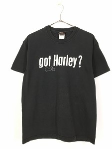 古着 00s USA製 HARLEY DAVIDSON 「got Harley?」 Tシャツ M 古着