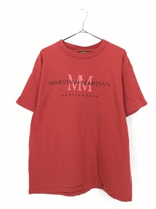 古着 90s LOONEY TUNES Marvin the Martian Martianwear マービン パロディ Tシャツ L 古着