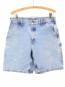 古着 Carhartt デニム ワーク ペインター ショーツ ショート パンツ W33 古着