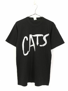 古着 80s CATS キャッツ ミュージカル グラフィック Tシャツ L 古着