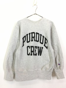 古着 90s Champion Reverse Weave 「PURDUE CREW」 リバース スウェット M 古着