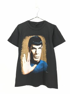 古着 90s USA製 STAR TREK スタートレック SF ドラマ ムービー Tシャツ M 古着