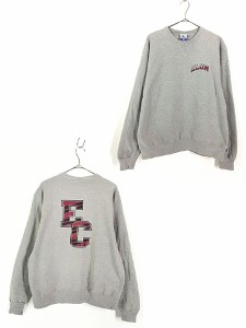 古着 90s Champion ELON 「EC」 BIG アルファベット スウェット トレーナー L 古着