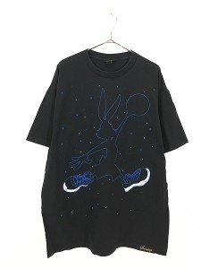 古着 USA製 SNEAK TIP SPACE JAM オールド ムービー パロディ Tシャツ XL 古着