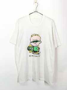 古着 80s Bad Mad & Totally Rad! スケート キャラクター Tシャツ XL位 古着