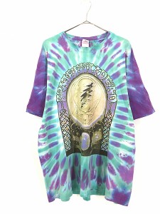 古着 00s Grateful Dead デッドヘッド ロック バンド タイダイ Tシャツ XXL 古着