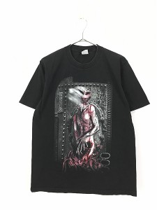 古着 00s DISTURBED ディスターブド ヘヴィ メタル ロック Tシャツ M 古着