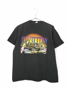 古着 00s LED ZEPPELIN 「Houses of the Holy」 ヘヴィ メタル ロック バンド Tシャツ S 古着