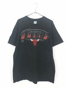 古着 90s USA製 NBA Chicago BULLS ブルズ Tシャツ L 古着