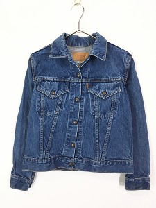 レディース 古着 70s USA製 Levi's 75305-0217 4th ケアタグ デニム ジャケット Gジャン M 古着