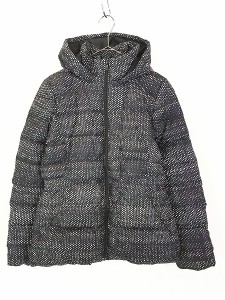 レディース 古着 TNF The North Face マルチ ドット アート フーディー ダウン ジャケット M 古着