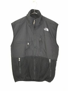 レディース 古着 90s TNF The NorthFace 高機能 POLARTEC デナリ フリース ベスト オールブラック M位 古着