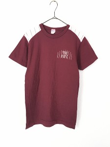 レディース 古着 80s USA製 Champion 「THE U OF C」 カレッジ 100％コットン Ｔシャツ M 古着