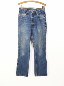 レディース 古着 00s Levi's 517 濃紺 デニム ブーツカット パンツ ジーンズ W29 L31 古着