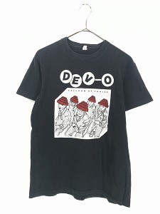 レディース 古着 80s USA製 DEVO 「FREEDOM OF CHOICE」 ニューウェーブ ロック バンド Tシャツ M 古着