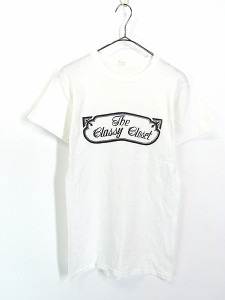 レディース 古着 80s USA製 「The Classy Closet」 フォント グラフィック デザイン Tシャツ S 古着