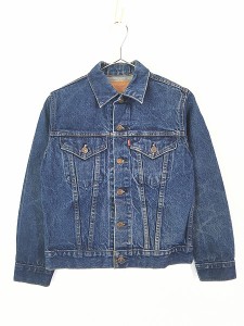 レディース 古着 80s USA製 Levi's 70704-0261 4th ブルー デニム ジャケット Gジャン M位 古着