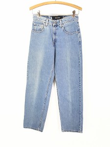 レディース 古着 90s USA製 Levi's Silver Tab 「Loose」 ブルー デニム パンツ ジーンズ ルーズ W27.5 L30 古着