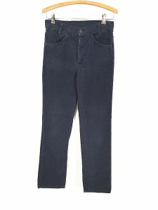 レディース 古着 80s Levi's 719-1517 コーデュロイ パンツ コーズ ストレート 紺 W30 L30 古着