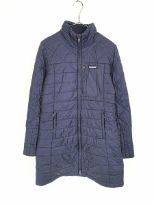 レディース 古着 16s Patagonia 「RADALIE PARKA」 パデッド キルティング ラダリー パーカー コート 紺 S 古着